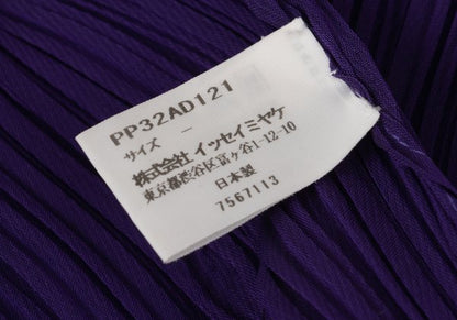 PLEATS PLEASE Pleated Scarf Purple