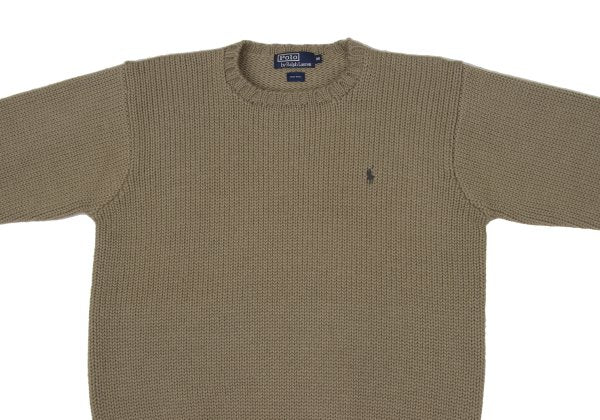 POLO by Ralph Lauren Pony Wool Low Gauge Mocha Beige Size M