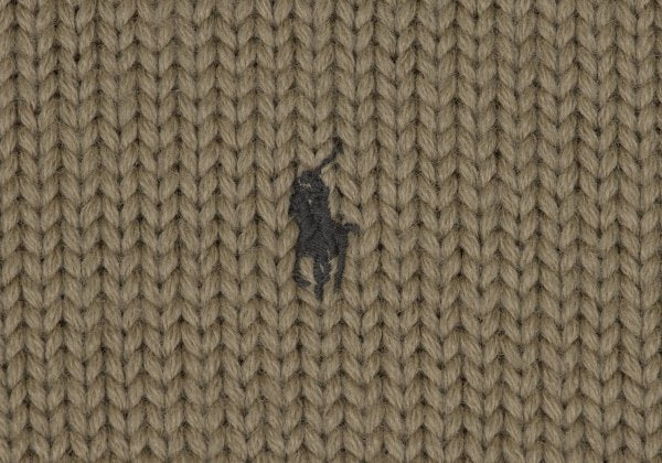 POLO by Ralph Lauren Pony Wool Low Gauge Mocha Beige Size M