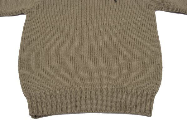 POLO by Ralph Lauren Pony Wool Low Gauge Mocha Beige Size M