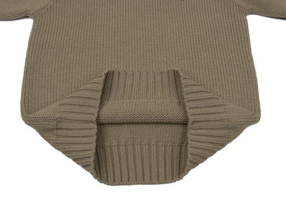 POLO by Ralph Lauren Pony Wool Low Gauge Mocha Beige Size M