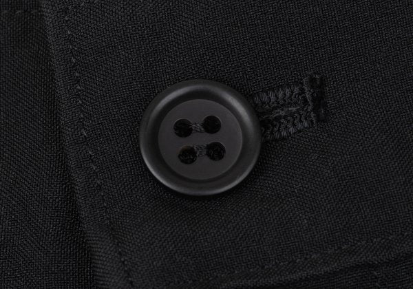 BLACK COMME des GARCONS Poly Hem Zipper Shorts Size XL