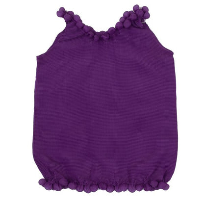 ISSEY MIYAKE me Stretch Pleated Puff Tank Top Purple Size F