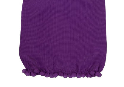 ISSEY MIYAKE me Stretch Pleated Puff Tank Top Purple Size F