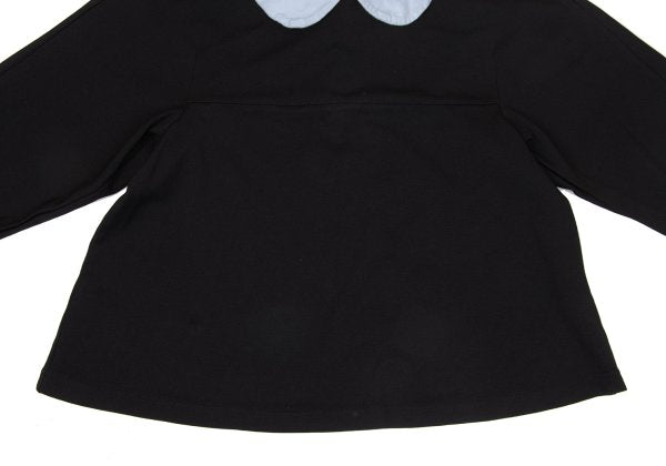 COMME des GARCONS Poly Contrast Collar Blouse Black Size S