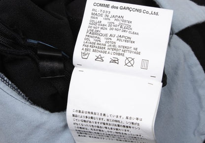 COMME des GARCONS Poly Contrast Collar Blouse Black Size S