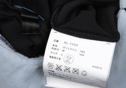 COMME des GARCONS Poly Contrast Collar Blouse Black Size S