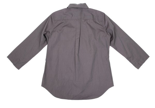 COMME des GARCONS Cotton Color Design Shirt Charcoal Size S