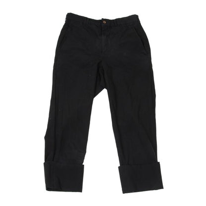 COMME des GARCONS Polyester Double Hem Pants Black Size M