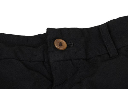 COMME des GARCONS Polyester Double Hem Pants Black Size M