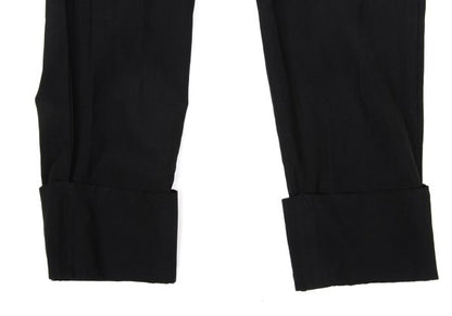 COMME des GARCONS Polyester Double Hem Pants Black Size M