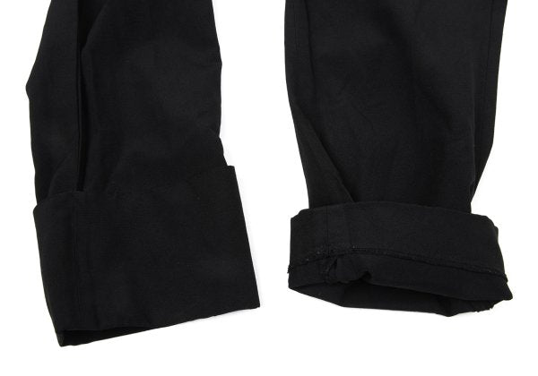 COMME des GARCONS Polyester Double Hem Pants Black Size M