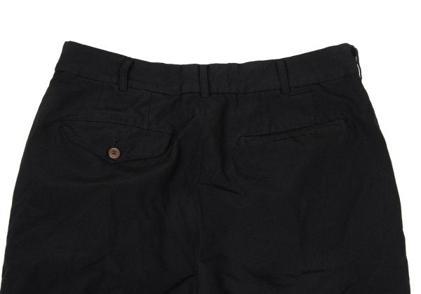 COMME des GARCONS Polyester Double Hem Pants Black Size M