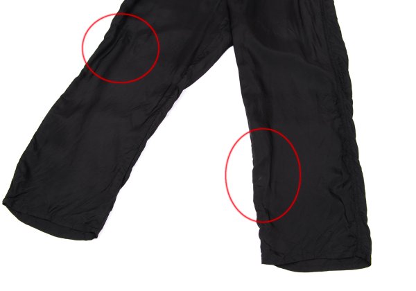 COMME des GARCONS Product Washed Cupro Pants Black Size M