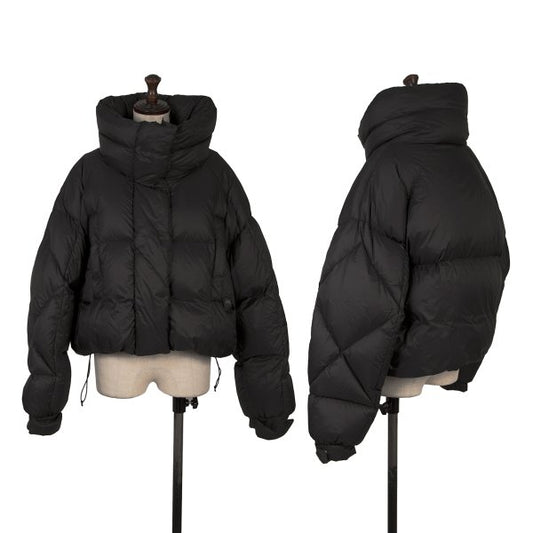 Bacon PUFFA RING WLT Stand Collar Down Jacket Black Size S