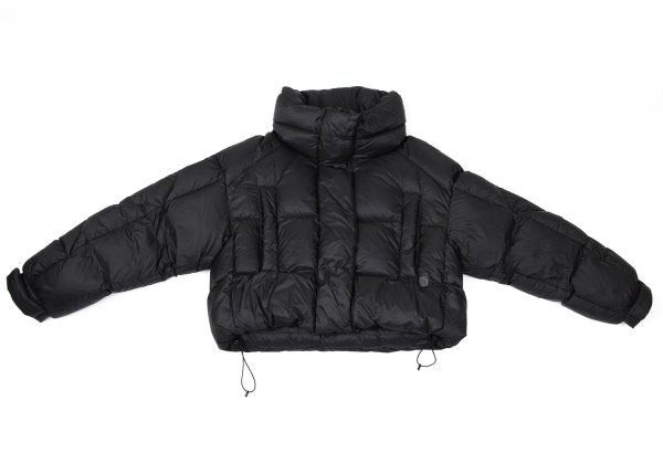 Bacon PUFFA RING WLT Stand Collar Down Jacket Black Size S