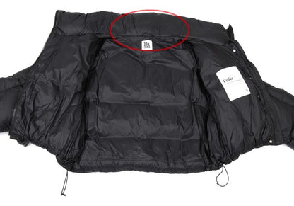Bacon PUFFA RING WLT Stand Collar Down Jacket Black Size S