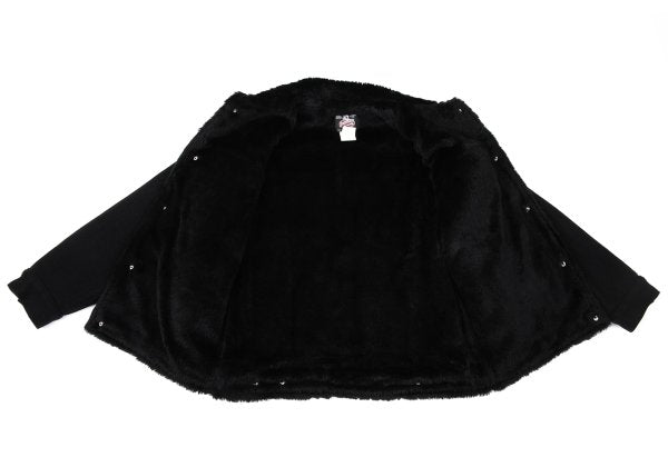 Johnson Woolen Mills Boa Lined Wool Jacket Black Size M