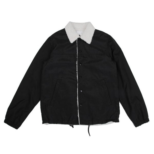GANRYU Boa Lined Coach Jacket Black Size M