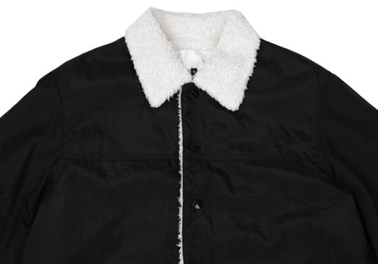 GANRYU Boa Lined Coach Jacket Black Size M