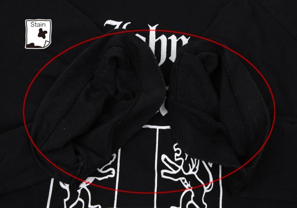 John Galliano 89SS Logo Print T-Shirt Black Size L