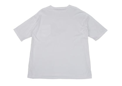 Y's Cotton Flower Logo Print T-Shirt White Size 4