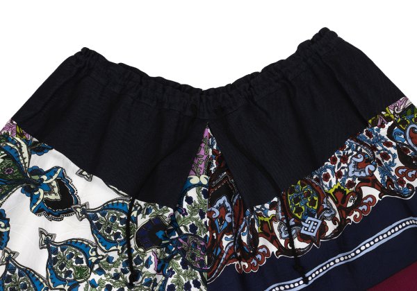 Y's Baroque Print Sarouel Pants Multi Size 2