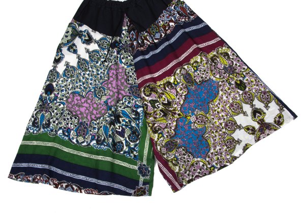Y's Baroque Print Sarouel Pants Multi Size 2