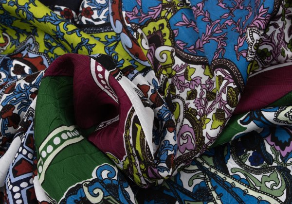 Y's Baroque Print Sarouel Pants Multi Size 2