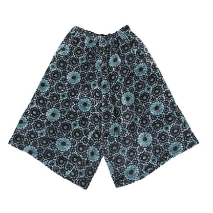 Y's Kaleidoscope Velour Harem Pants Light Blue Size 2