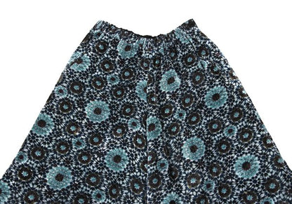 Y's Kaleidoscope Velour Harem Pants Light Blue Size 2