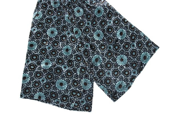 Y's Kaleidoscope Velour Harem Pants Light Blue Size 2
