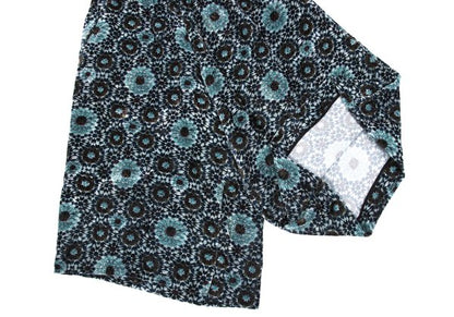 Y's Kaleidoscope Velour Harem Pants Light Blue Size 2