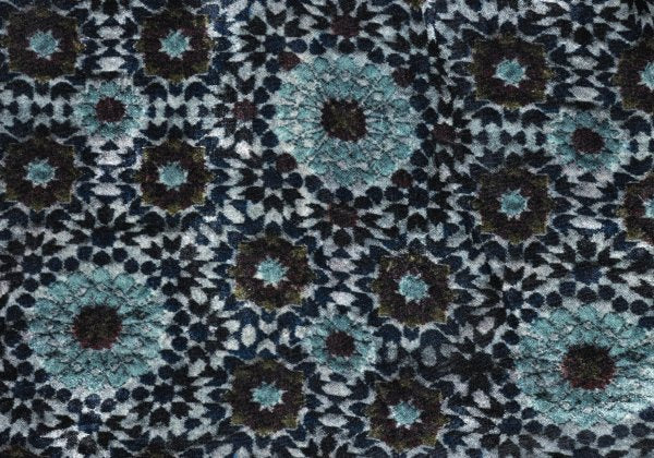 Y's Kaleidoscope Velour Harem Pants Light Blue Size 2