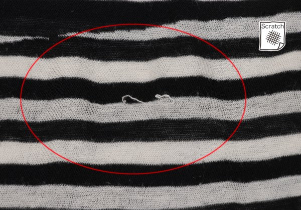 LIMI feu Bias Stripe Panel Tunic Black White Blouse Size M