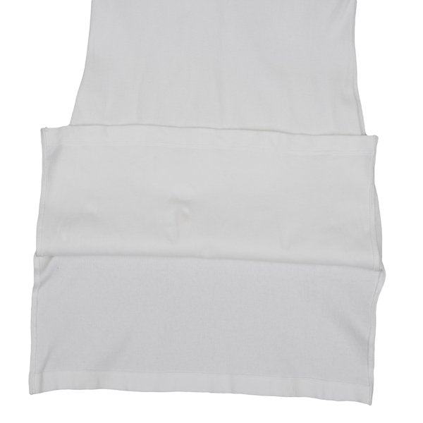 LIMI feu Asymmetrical Strap Rib Cami Top White Blouse Size S