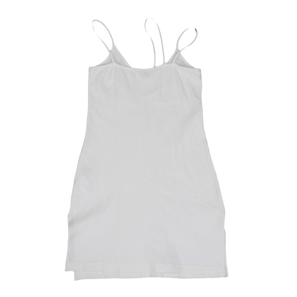 LIMI feu Asymmetrical Strap Rib Cami Top White Blouse Size S