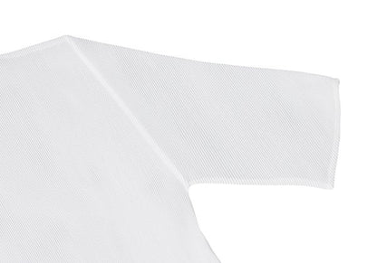 PLEATS PLEASE Mist Pleated High Neck T-Shirt White Size 3