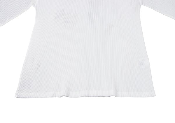 PLEATS PLEASE Mist Pleated High Neck T-Shirt White Size 3