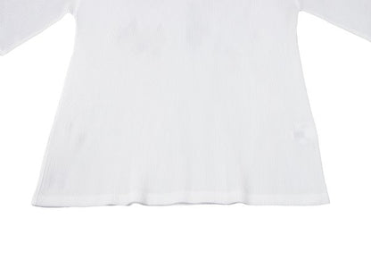 PLEATS PLEASE Mist Pleated High Neck T-Shirt White Size 3