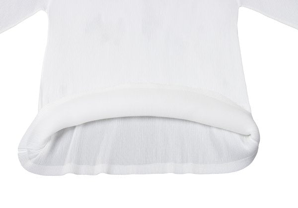 PLEATS PLEASE Mist Pleated High Neck T-Shirt White Size 3