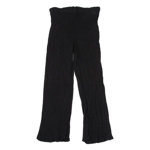 ISSEY MIYAKE me Dyed Crepe Pleated Pants Black Size F