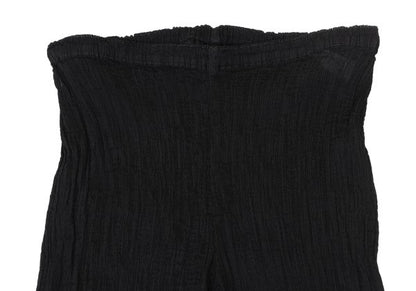 ISSEY MIYAKE me Dyed Crepe Pleated Pants Black Size F