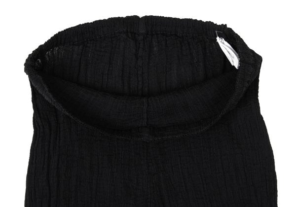 ISSEY MIYAKE me Dyed Crepe Pleated Pants Black Size F