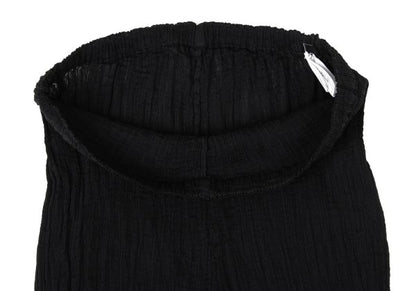 ISSEY MIYAKE me Dyed Crepe Pleated Pants Black Size F