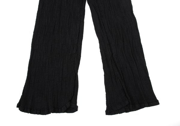ISSEY MIYAKE me Dyed Crepe Pleated Pants Black Size F