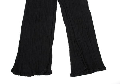 ISSEY MIYAKE me Dyed Crepe Pleated Pants Black Size F