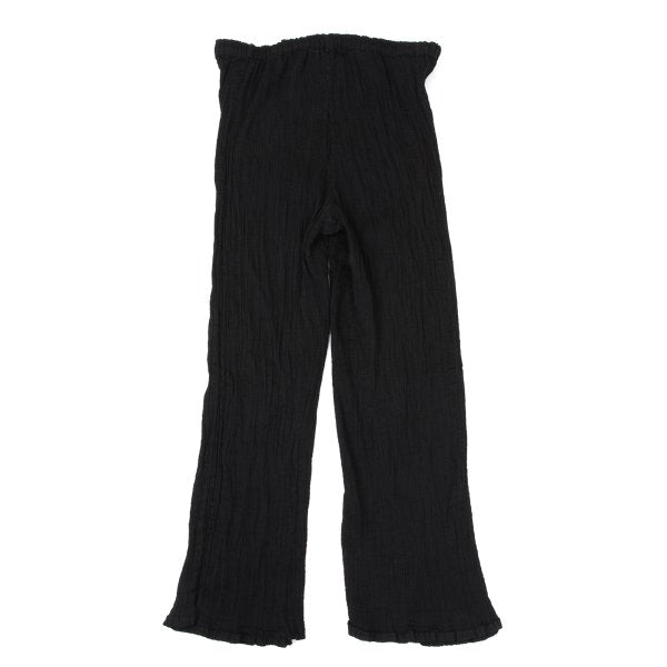 ISSEY MIYAKE me Dyed Crepe Pleated Pants Black Size F