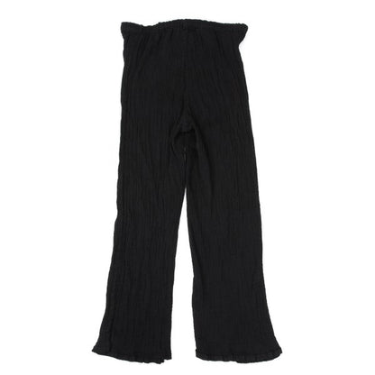 ISSEY MIYAKE me Dyed Crepe Pleated Pants Black Size F