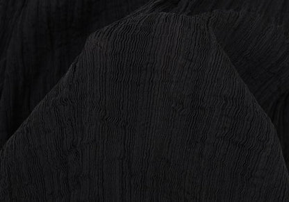 ISSEY MIYAKE me Dyed Crepe Pleated Pants Black Size F